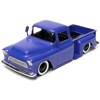 1955 Chevrolet Stepside Pickup Truck Matt Blue "Just Trucks" Series 1/24 Diecast Model Car by Jada - 2 of 3
