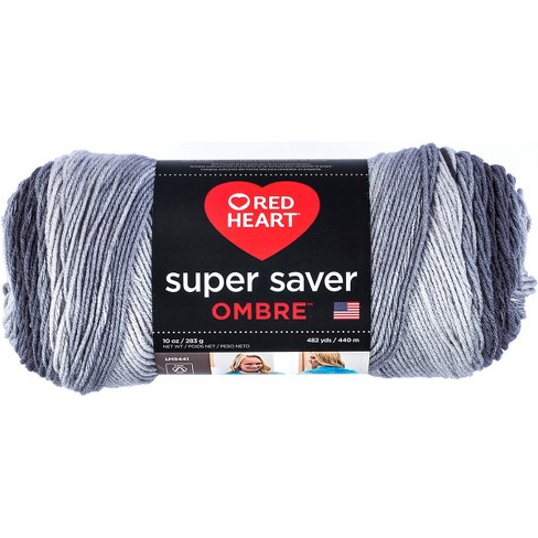 Red Heart Soft Grayscale Yarn - 3 Pack Of 113g/4oz - Acrylic - 4
