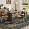 MontVoo Vintage Medallion Washable Rug Green/Teal - 4 of 4