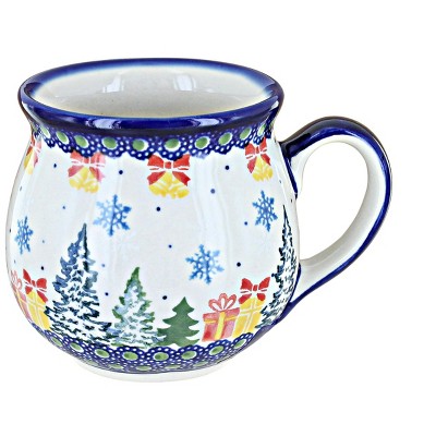 Blue Rose Polish Pottery Daphne Travel Coffee Mug : Target