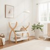 Comfy Cubs Baby Changing Table - Sturdy Wood Construction, Timeless Look with Two Open Shelves for Infant Essentials - 2 of 4