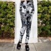 Anna-Kaci Women's High Rise Printed Leggings with New York Week Newspaper Graphic - image 3 of 4