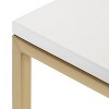Kate & Laurel All Things Decor 24"x32"x8" Ascott 4-Tier Wall Shelf White: Luxury Glam Style, Plastic Frame - 3 of 4