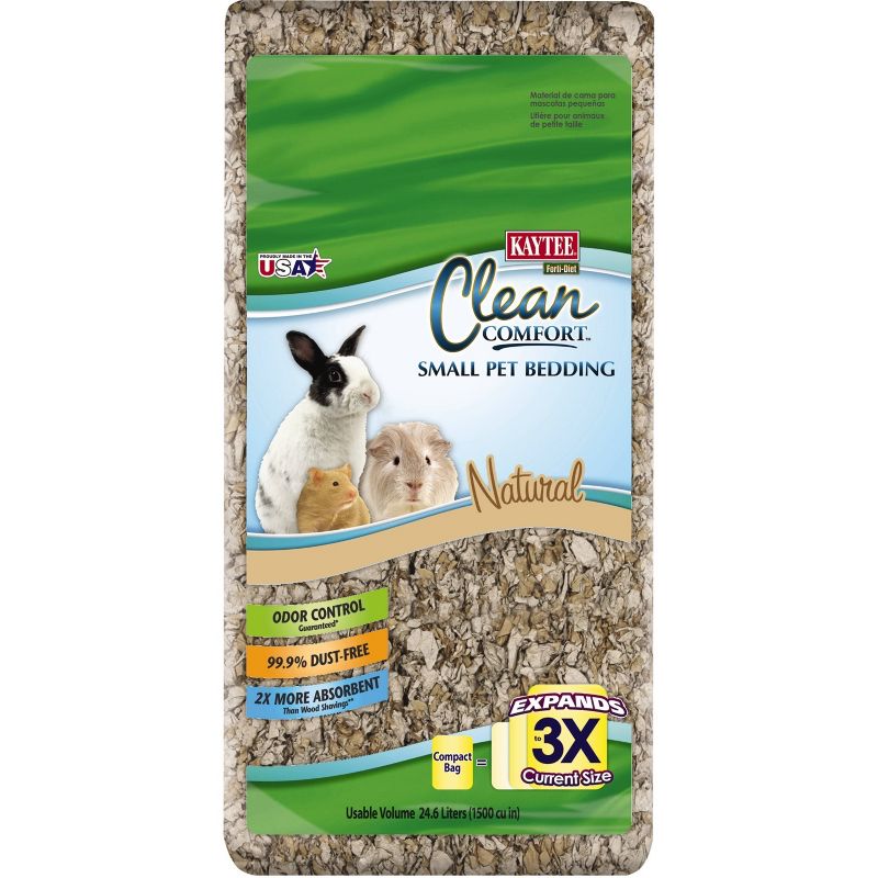 Kaytee Clean Comfort Small Pet Bedding Natural - 24.6L, 1 of 8