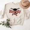Simply Sage Market Women's Graphic Sweatshirt Howdy Y'all Bull - 3 of 3