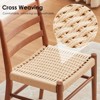 PAGED Modern Dining Chairs Set of 2, Chairs for Dining Table with Wood Rattan & Woven Seat for Kitchen & Dining Room - 4 of 4