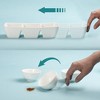 Aoibox 11 Inch Ceramic Divided Serving Tray with 3 Compartments, Ideal for Snacks, Appetizers, Fruit, Candy, and Chip & Dip Sets, Set of 2 - 3 of 4