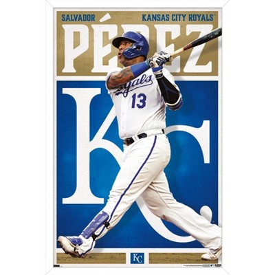  Salvador Perez Kansas City Royals Poster Print, Baseball Player,  ArtWork, Real Player, Salvador Perez Gift, Canvas Art, Posters for Wall  SIZE 24''x32'' (61x81 cm): Posters & Prints