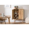 Kodali Solid Wood Buffet with Wine Storage Natural Wood - South Shore - 3 of 4