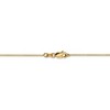 Black Bow Jewelry 0.8mm 14k Yellow Gold Diamond Cut Octagonal Snake Chain Necklace - 4 of 4