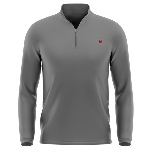 Men's University of Hartford Adult Active Sport 1/4 Zip Pullover Left Chest Logo - 1 of 4