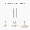 Gilded 1/4 to 2 Carat Total Weight Lab-Grown Diamond Prong Set Hoop Earrings in 925 Sterling Silver and 14KT Yellow Gold Plated Silver, Hinged Closure - 2 of 4