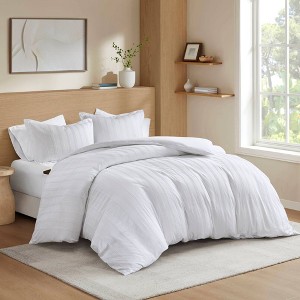 510 Design Logan Woven Striped Duvet Cover Set - 1 of 4