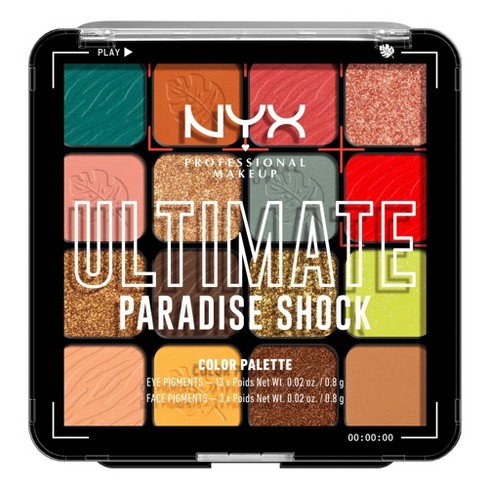 Nyx Professional Ultimate Eyeshadow Palette - Tropic Shock 1oz : Target