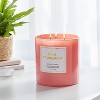 3-Wick 28oz Glass Jar Pink Champagne Candle - Opalhouse™ - image 2 of 4