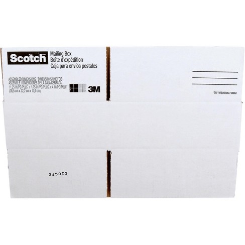 Scotch Mailing 12-Pack 8004 Moving and Storage Box 9-1/2 Inches x 6 Inches x 3-3/4 Inches 
