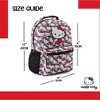 Hello Kitty Allover School Backpack - Hello Kitty, My Melody, Kuromi, Keroppi - Officially Licensed Hello Kitty School Bookbag - 4 of 4