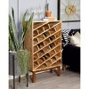 Modern Wood Wine Rack Brown - Olivia & May - 3 of 4