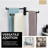 Mixxidea 3-Arm Swivel Towel Hook 2 PCS Bundle with Triple Folding Hand Towel Rack - 2 of 3