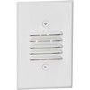 Progress Lighting, Louvered Collection, 1 Light, LED Step Light, Brushed Nickel, No Shade, Material: Steel, Finish Color: Satin White - 4 of 4