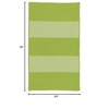 Colonial Mills Newport Textured Stripe Braided Rug, Greens 2'x3', Rectangle Shape - 2 of 4