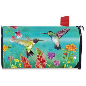 Briarwood Lane Mailbox Cover  - Standard Size - Hummingbird Greeting Spring For Spring Mailbox Cover - 1 of 2