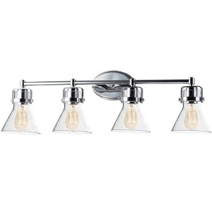 Maxim Lighting Seafarer 4 - Light Vanity in  Polished Chrome/Seedy - 1 of 1