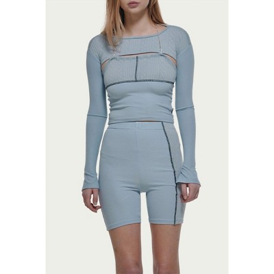 Women's DIA TWO-PIECE CABLE-KNIT SET - ZEMETA