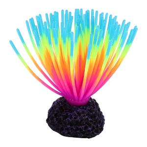 Unique Bargains Aquarium Glowing Silicone Artificial Coral Plant - 1 of 4