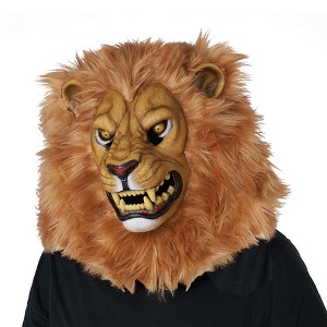 California Costumes Lion Ani-Motion Costume Mask | One Size Fits Most - 1 of 4