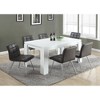 Monarch Specialties Dining Table 60" Rectangular Kitchen Dining Room White Laminate Contemporary Modern - 3 of 4