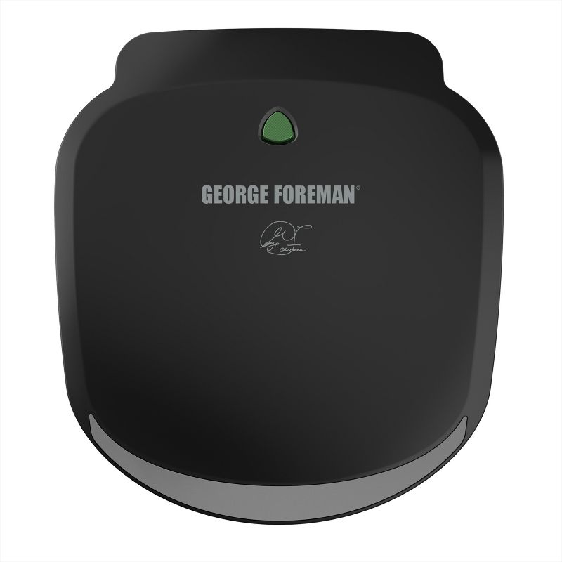 George Foreman 2 Serving Classic Plate Electric Grill and Panini Press - Black GR136B, 6 of 7