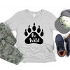 The Juniper Shop Be Wild Bear Paw Toddler Short Sleeve Tee - 2 of 2