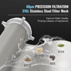 VEVOR Spin Down Filter, 40 Micron Whole House Sediment Filter for Well Water, 3/4" MNPT, 4 T/H High Flow Rate, White - 3 of 4