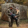 Portable Hunting Blind for 2-3 People - 270¡ã See-Through Windows, Silent Magnetic Door, Lightweight & Quick Assembly (58*2x58x66 in) for Hunting - 2 of 4