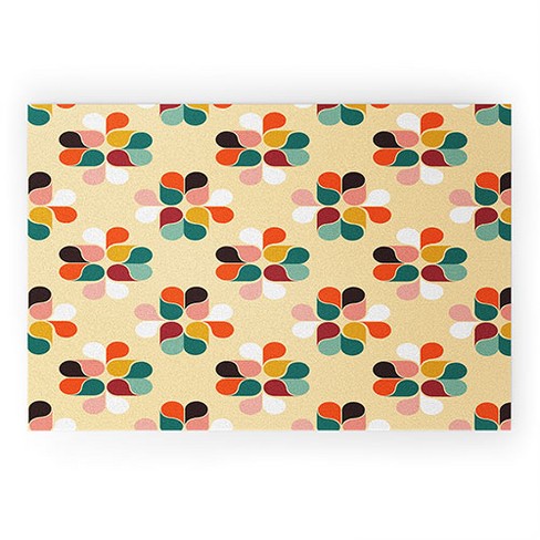 Showmemars Retro geometry pattern no2 Welcome Mat - Society6 - image 1 of 4