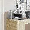 vidaXL Desk Organiser Concrete Grey 17.5x9.4x9.8" Engineered Wood - 3 of 4