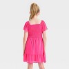 Girls' Short Sleeve Chiffon Dress - Cat & Jack™ - 2 of 3