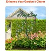 VEVOR Garden Trellis for Climbing Plants, 60 x 15 in, 2 Packs Rustproof Metal Garden Flower Trellis, Outdoor Climbing Rose Trellis Cucumbers Support - 4 of 4