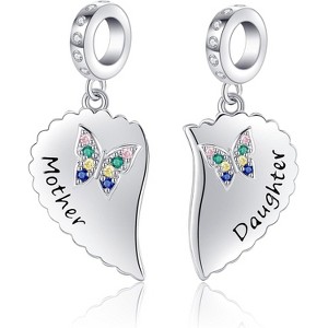 Sterling Silver Hummingbird Dragonfly Ladybug Charm Set, Dainty Jewelry Gift for Women for Bracelets and Necklaces - 1 of 4