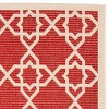 Courtyard CY6032 UV & Stain Resistant Non-Shedding Power Loomed Indoor/Outdoor Rugs - Safavieh - 3 of 4