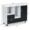 Costway Lateral Mobile Filing Cabinet Large Printer Stand w/ 2 Drawers - 2 of 4