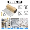 Unique Bargains Car Sound Deadening Mat Kit 157mil 18sqft Heat Insulation Pad Aluminum Foil Foam 1 Set - 2 of 4