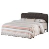 Full/Queen Nicole Upholstered Headboard Stone Fabric - Hillsdale Furniture: Arched, Tufted, Pine Frame - 3 of 4