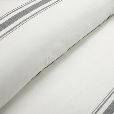 California King Dark Gray Cotton Reversible Comforter Set