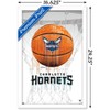 Trends International NBA Charlotte Hornets - Drip Basketball 21 Framed Wall Poster Prints - 3 of 4