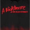 Nightmare On Elm Street Logo Long Sleeve Black Red Dip Dye Adult Hooded Sweatshirt - 2 of 2
