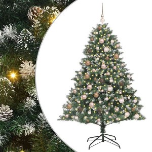 vidaXL Artificial Christmas Tree with Stand Green 126 x 126 x 180 cm - 1 of 4
