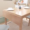 Vynxaria Folding Tables - 29"-45" Extendable Dining Table for 4, Space-Saving Kitchen Table, Natural - 4 of 4