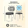 3 Piece Outdoor Bistro Set, Patio Rattan Bistro Set with Coffee Table, Front Porch Chairs Wicker Conversation Set for Lawn, Garden, Balcony, Backyard - 4 of 4
